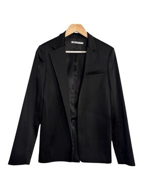 T Alexander Wang Satin Blazer Jacket Size 4